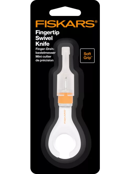 Fiskars Softgrip® forgófejes kés, hegyes végű (1003756)