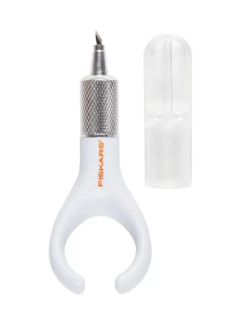 Fiskars Softgrip® forgófejes kés, hegyes végű (1003756)