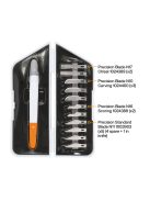 Fiskars Prémium precíziós faragó kés + penge készlet (1024384)