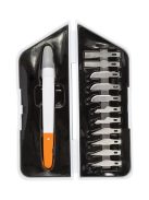 Fiskars Prémium precíziós faragó kés + penge készlet (1024384)