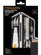 Fiskars Prémium univerzális vágókészlet faragáshoz és gravírozáshoz (1024385)
