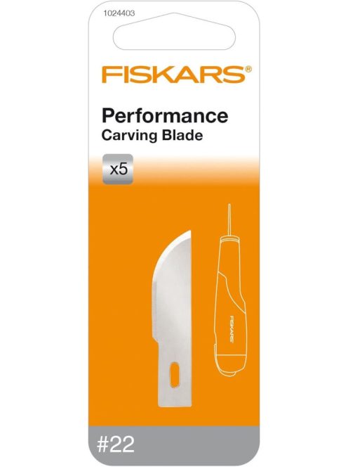 Fiskars Nagy teljesítményű penge N22 faragás (x5) (1024403)