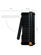 Fiskars Recycled SureCut™ Papír Vágóasztal A4, titánium bevonatú penge, 100% újrahasznosított (1004639)
