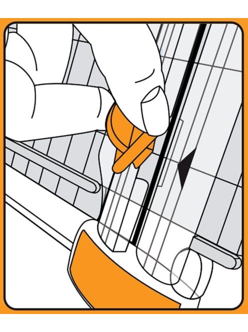  Fiskars Recycled SureCut™ Papír Vágóasztal A5, titánium bevonatos pengével, 100% újrahasznosított (1004723)