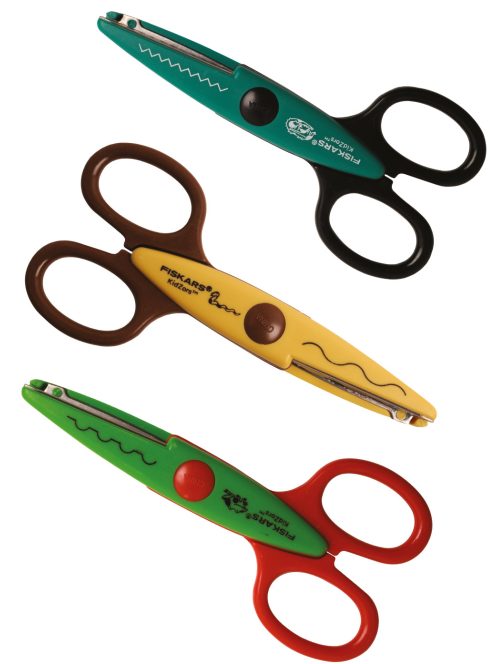 Fiskars 3 db-os gyermekolló készlet, mocsári állatok (1003845)