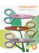 Fiskars 3 db-os gyermekolló készlet, állatkerti állatok (1003846)