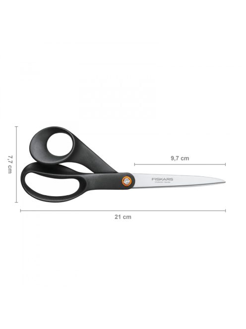 Fiskars Functional Form Általános olló (21 cm), fekete (1019197)