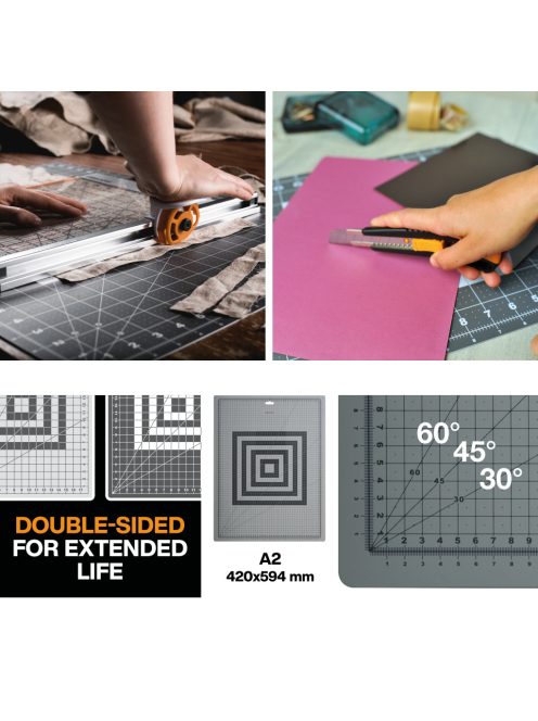 Fiskars Vágólap 45x60 cm, dupla oldalú (1003895)