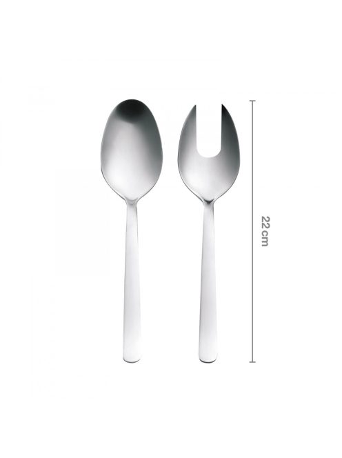 Fiskars Functional Form salátavilla és -kanál, matt (1002960)