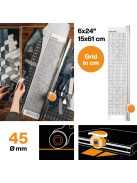 Fiskars Görgős vágóasztal, vonalzó funkcióval (1014651)