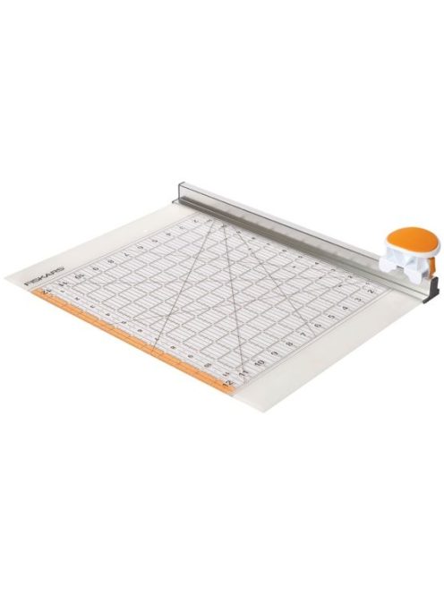 Fiskars Kombinált görgős vágó vonalzóval 12x12 45mm  (1016264)