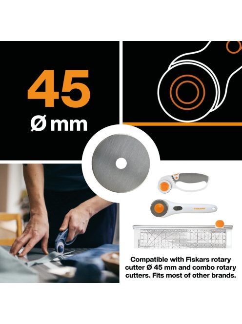 Fiskars Titánium bevonatos pótpenge 45 mm-es 9521P-hez (1003909) 