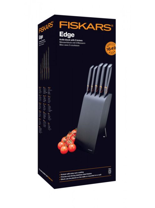 Fiskars Edge késblokk 5 késsel  (1003099)
