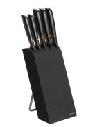 Fiskars Edge Prémium késkészlet dizájner tartóval, 5 japán acél késsel (1003099)