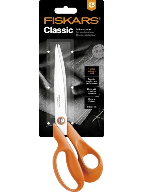 Fiskars Classic szabóolló 27 cm (1005145) - 25 év garanciával 