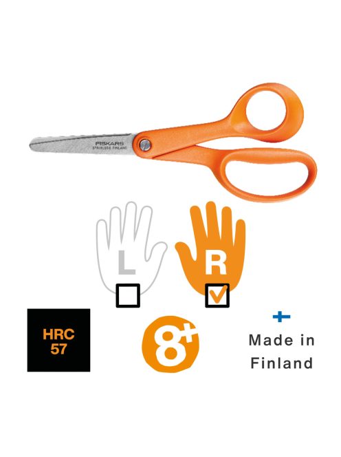 Fiskars Gyermekolló, narancssárga (1005166)