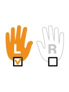 Fiskars Gyerekolló, balkezes, piros (1005169)