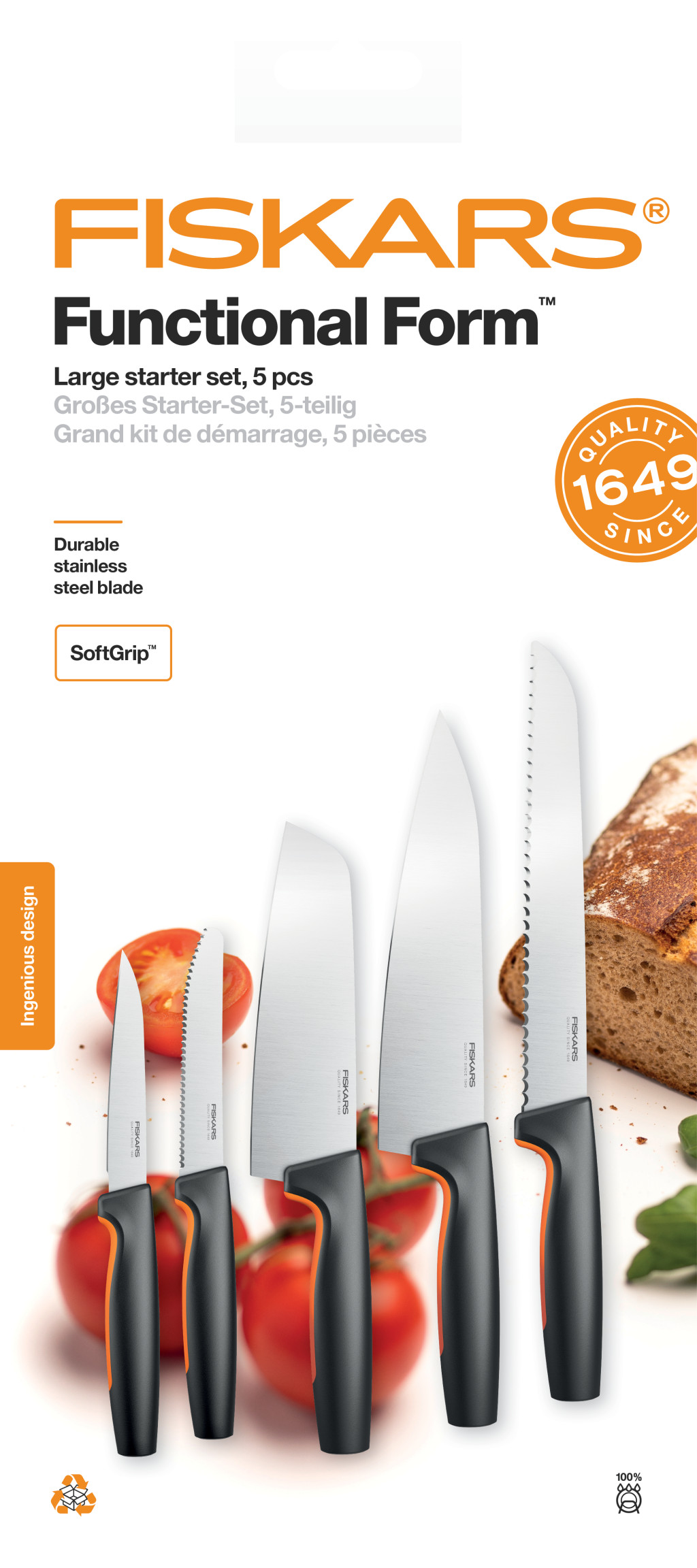 Fiskars Functional Form Nagy kezdő készlet 5 db (1057558)