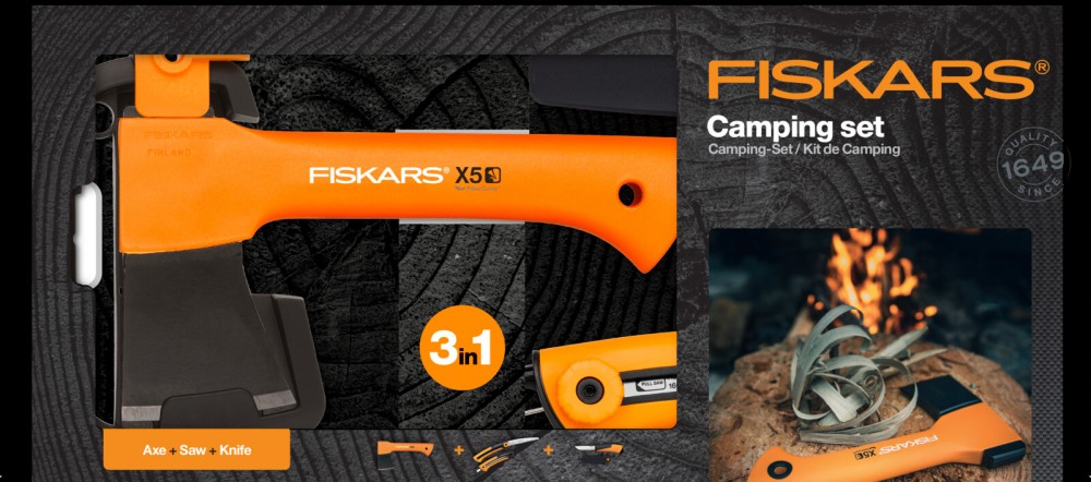 Fiskars X5 Camping készlet (1057912)