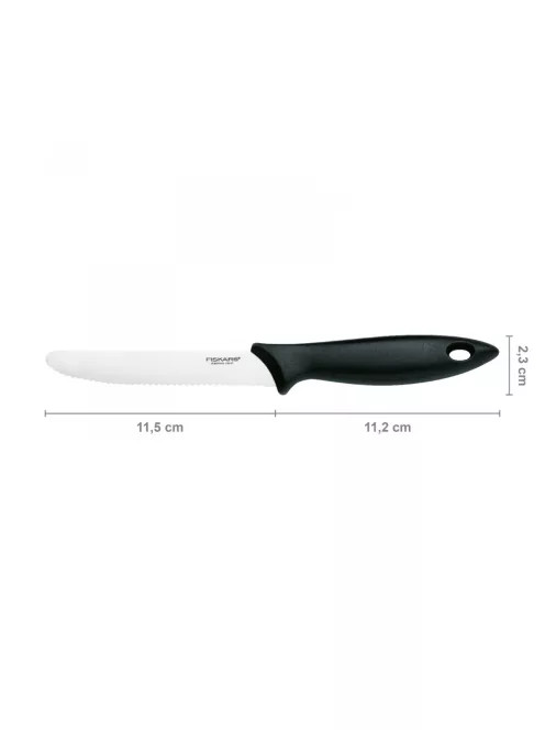 Fiskars Essential paradicsomszeleetelő kés, 11,5 cm